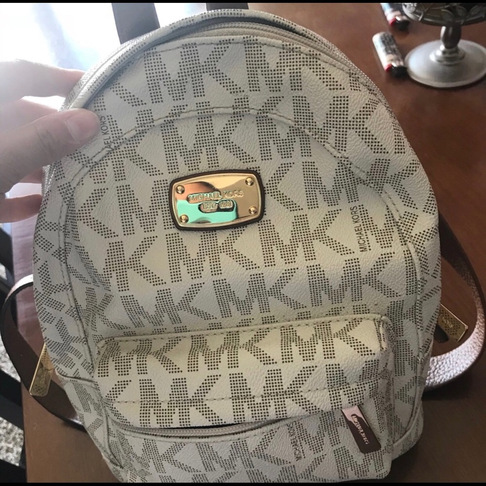 Michael Kors small Vanilla backpack